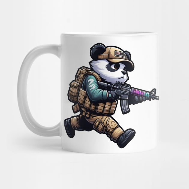 Tactical Panda by Rawlifegraphic